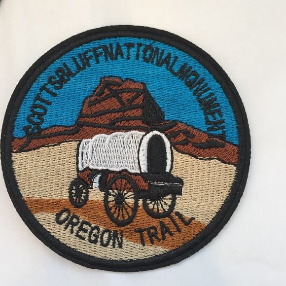 Lot of 3, NWOT, Iron On Patches: Oregon Trail, Morty as Scream and Van Gogh Art. - Picture 2 of 5